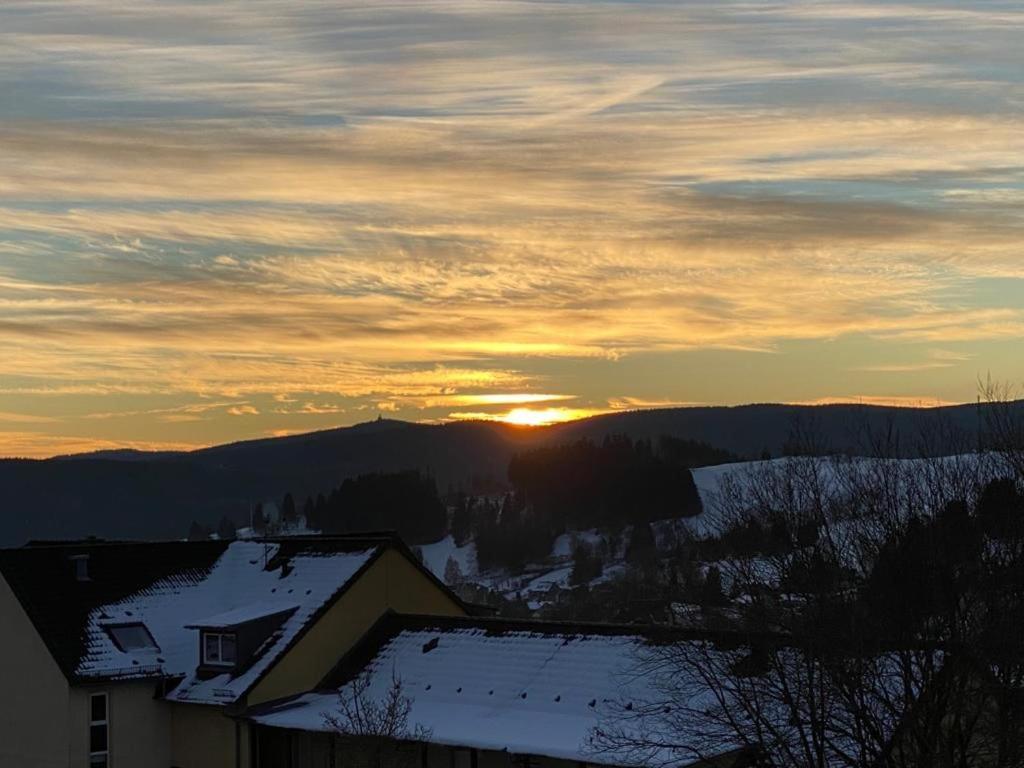 Ferienwohnung Auersbergblick Schönheide Buitenkant foto